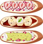 餐饮烹饪主题卡通插画图片