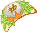 餐饮烹饪主题卡通插画图片