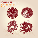 龙纹花纹图腾