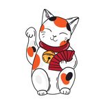 招财猫手绘动画形象元素