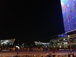 苏州奥林匹克体育中心广场夜景