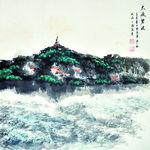 山水画  手绘