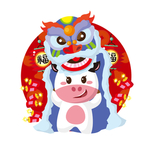 牛年爱形象元素