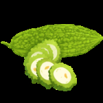 蔬菜苦瓜插画
