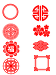 中国传统元素祥纹