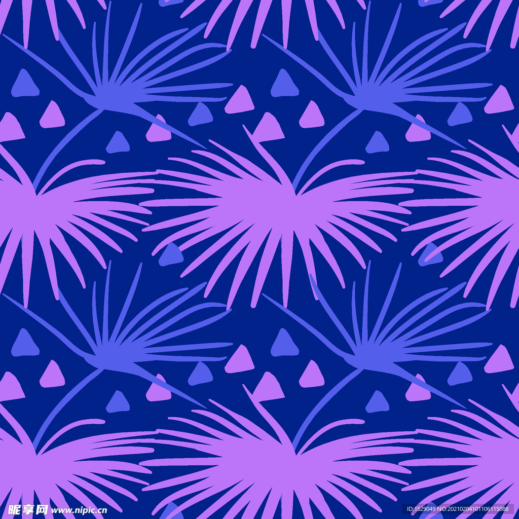 植物印花底纹