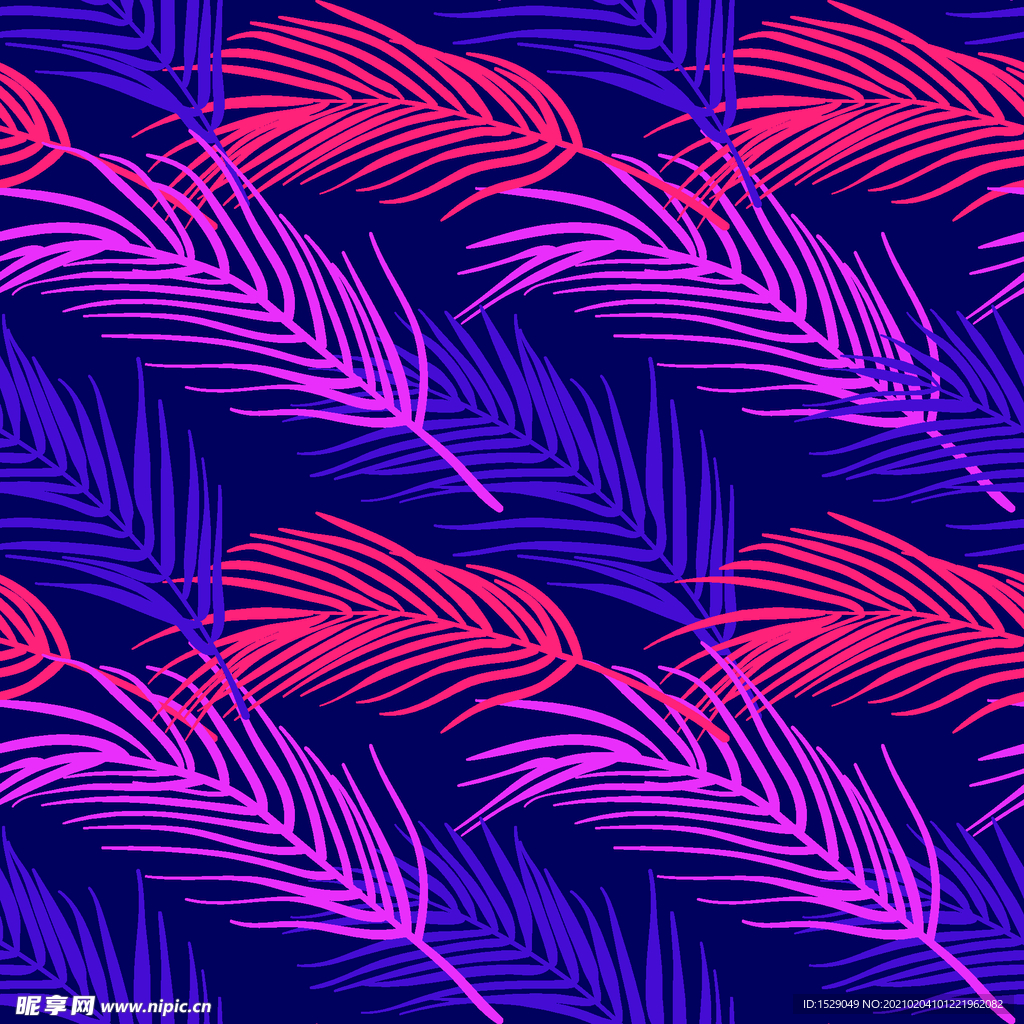 植物印花底纹