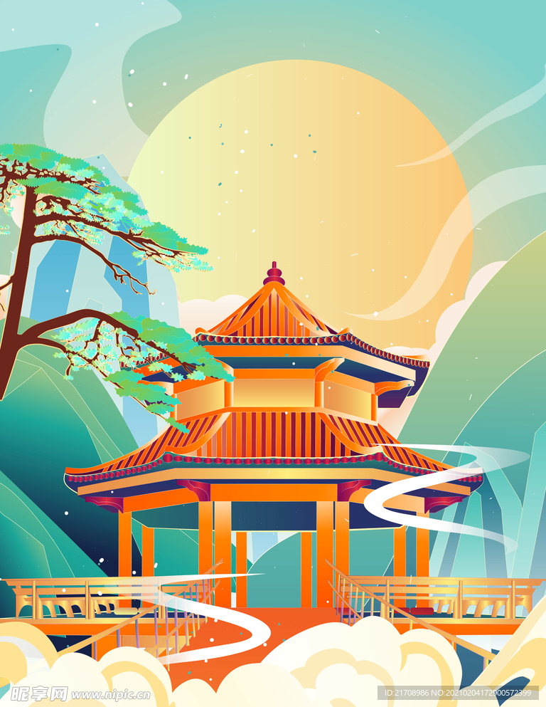 国风插画