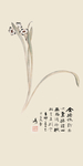 张大千兰花