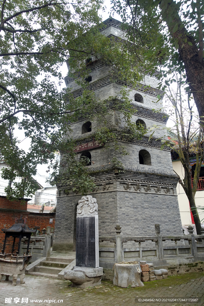 汉中万寿寺 六合金刚塔