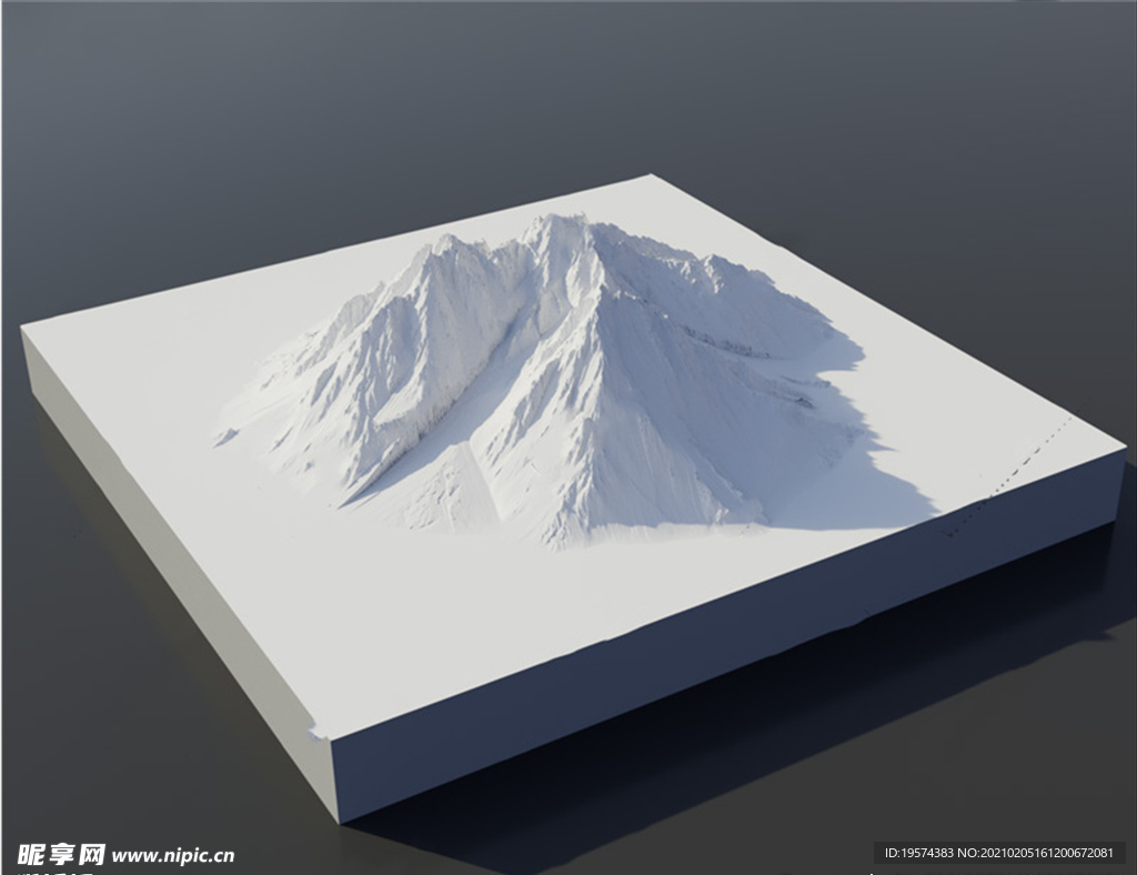 C4D模型 山