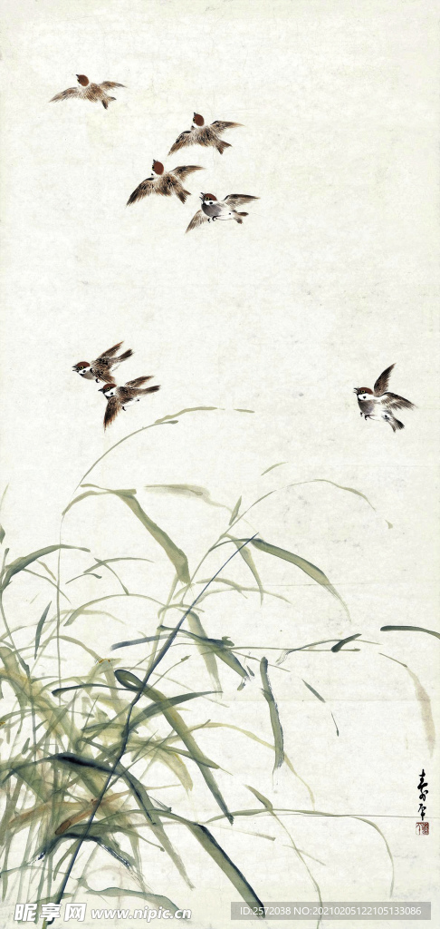 苇枝群雀