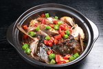秘制鱼头煲 砂锅鱼头