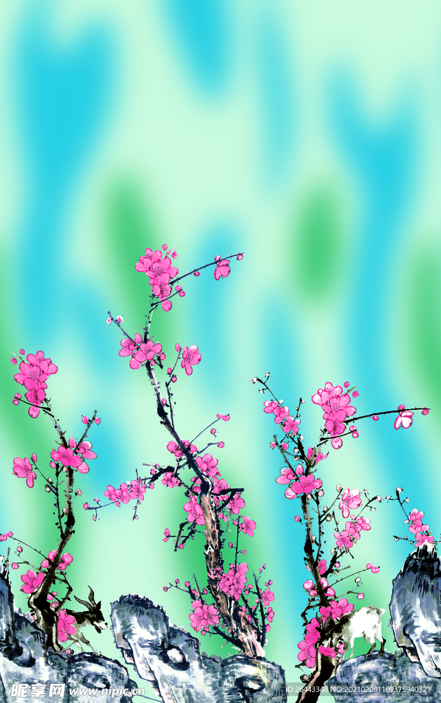 定位花