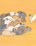 手绘兔子