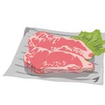 矢量牛肉元素