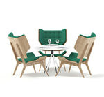 C4D模型酒店餐厅桌椅