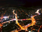 城市航拍夜景