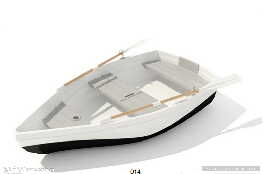3dmaxC4D模型游艇救生艇
