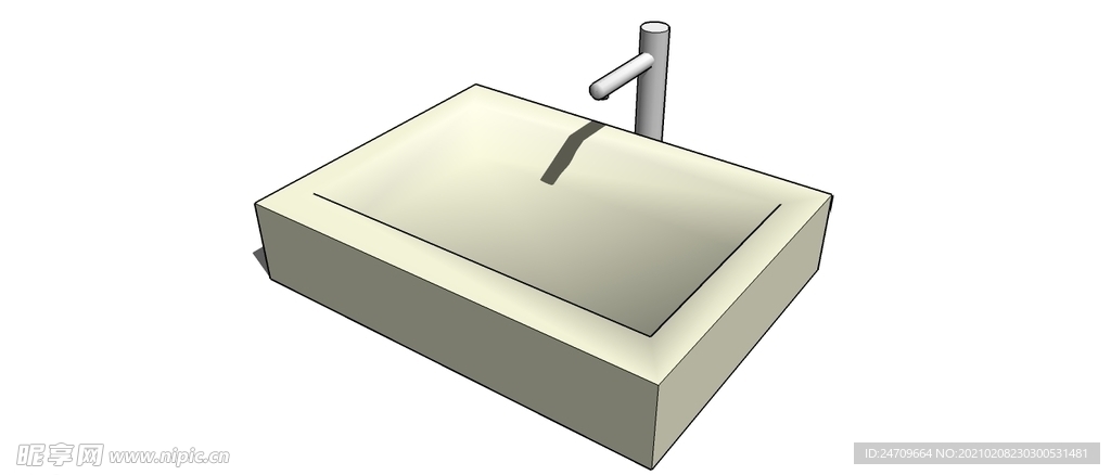 水槽skp模型