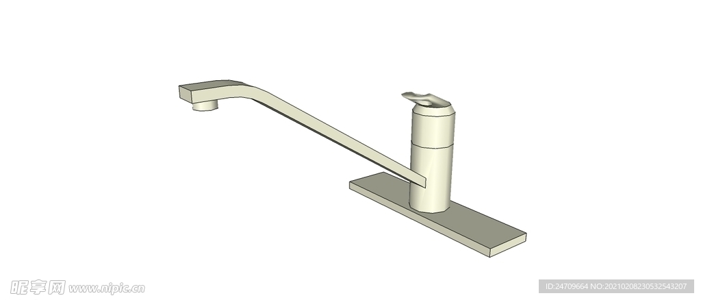 水龙头skp模型