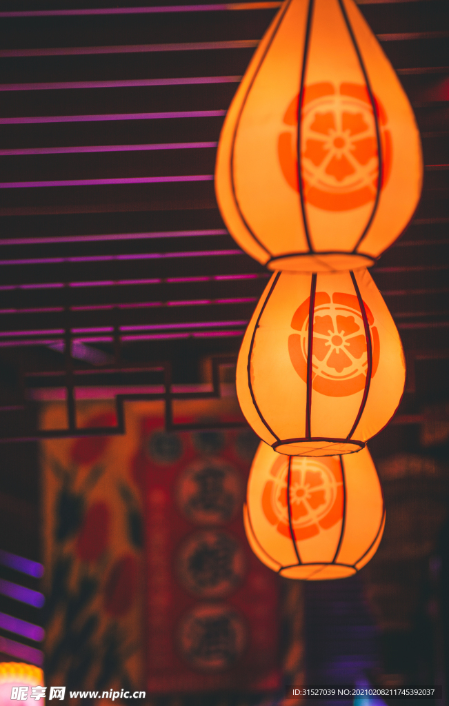 传统节日灯笼摄影