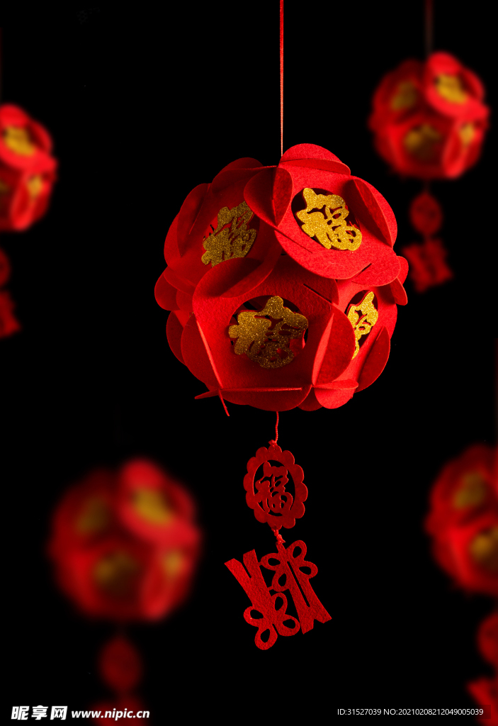 喜庆红灯笼摄影
