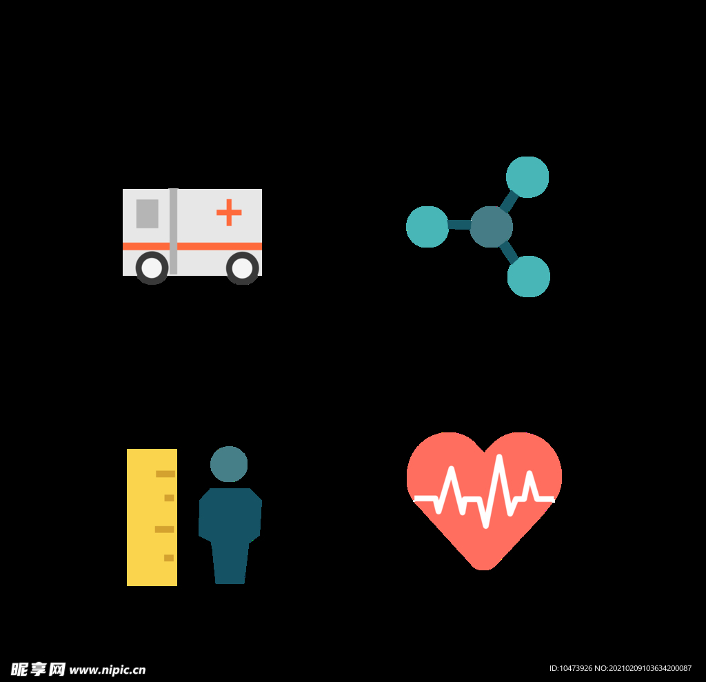 医疗健康图标元素