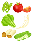 蔬菜组合素材
