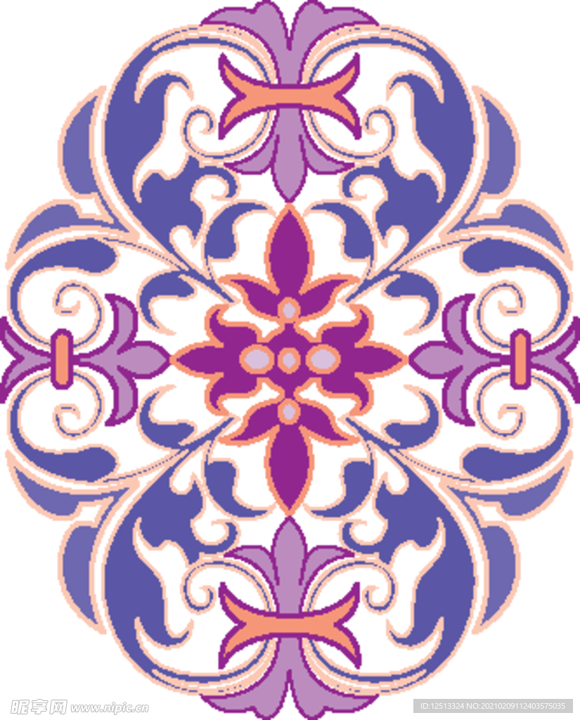 欧式花纹