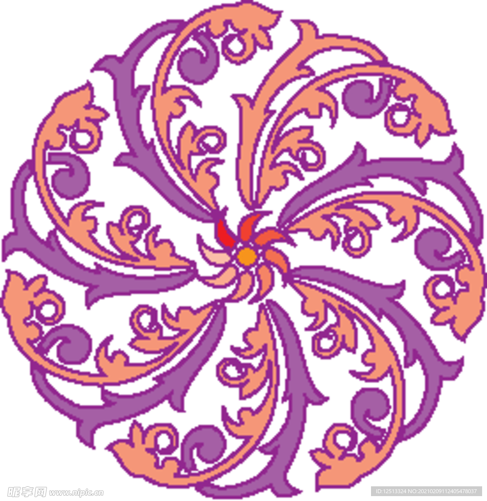 欧式花纹