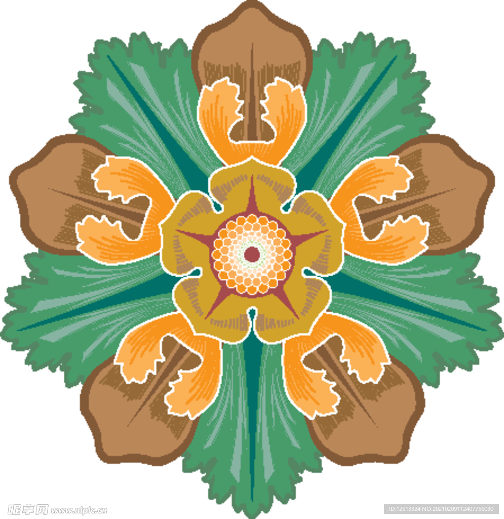 欧式花纹