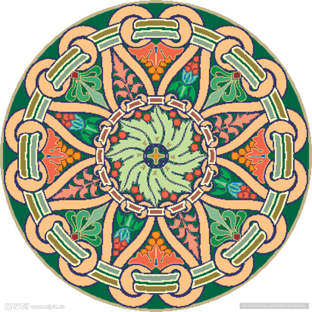 欧式花纹