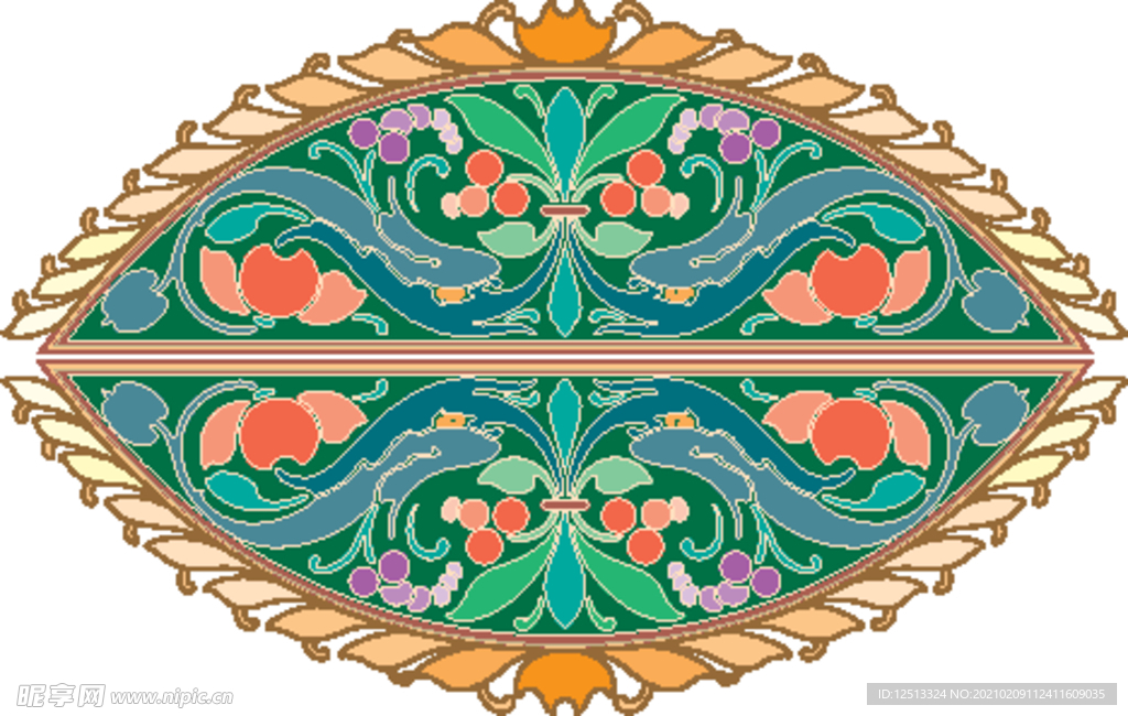 欧式花纹