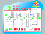 幼儿园异形消防示意图
