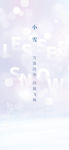 地产节气海报 小雪