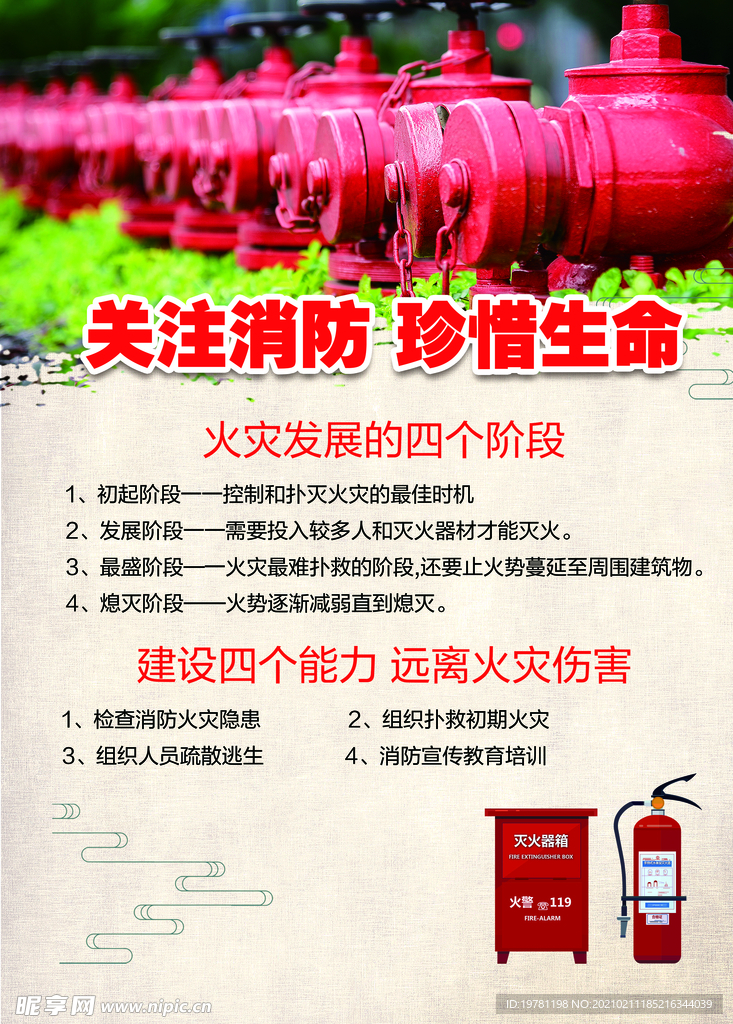 火灾消防海报