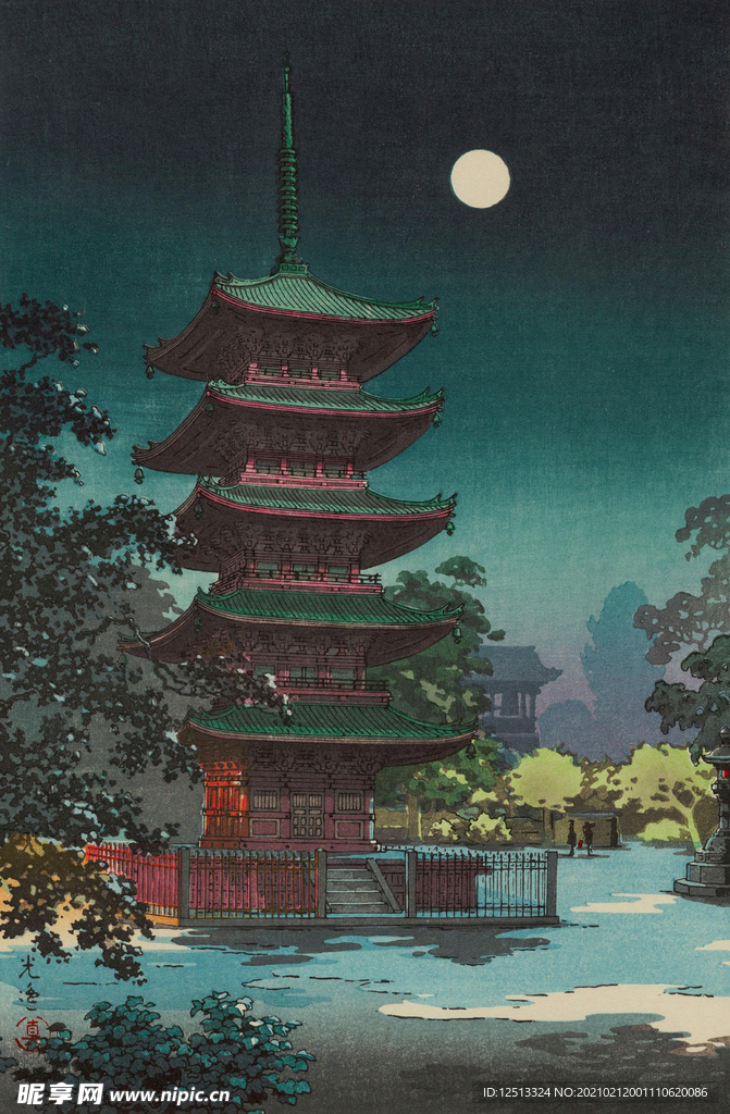 土屋光逸版画