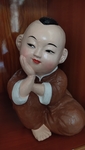 泥塑小男孩