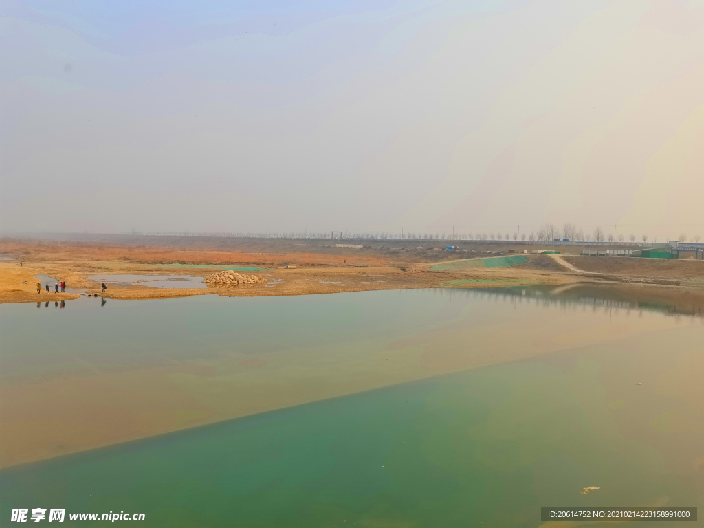 美丽的河道风景