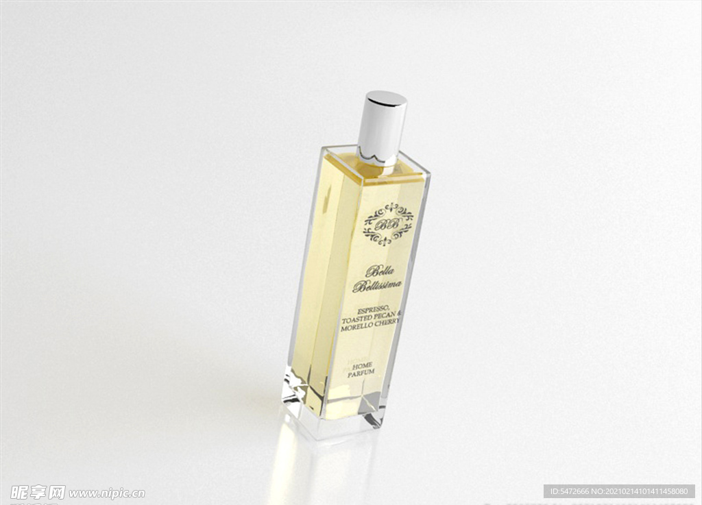 C4D香水模型