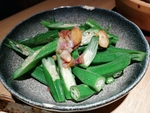 蒜蓉炒秋葵
