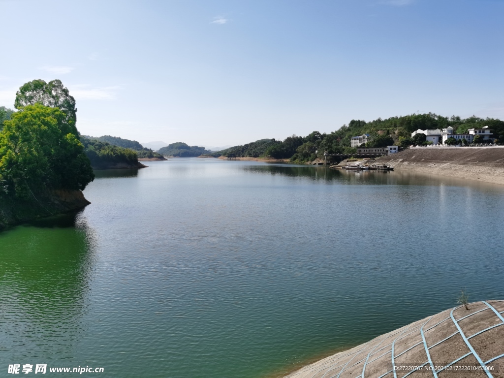 益塘水库  湖光风景