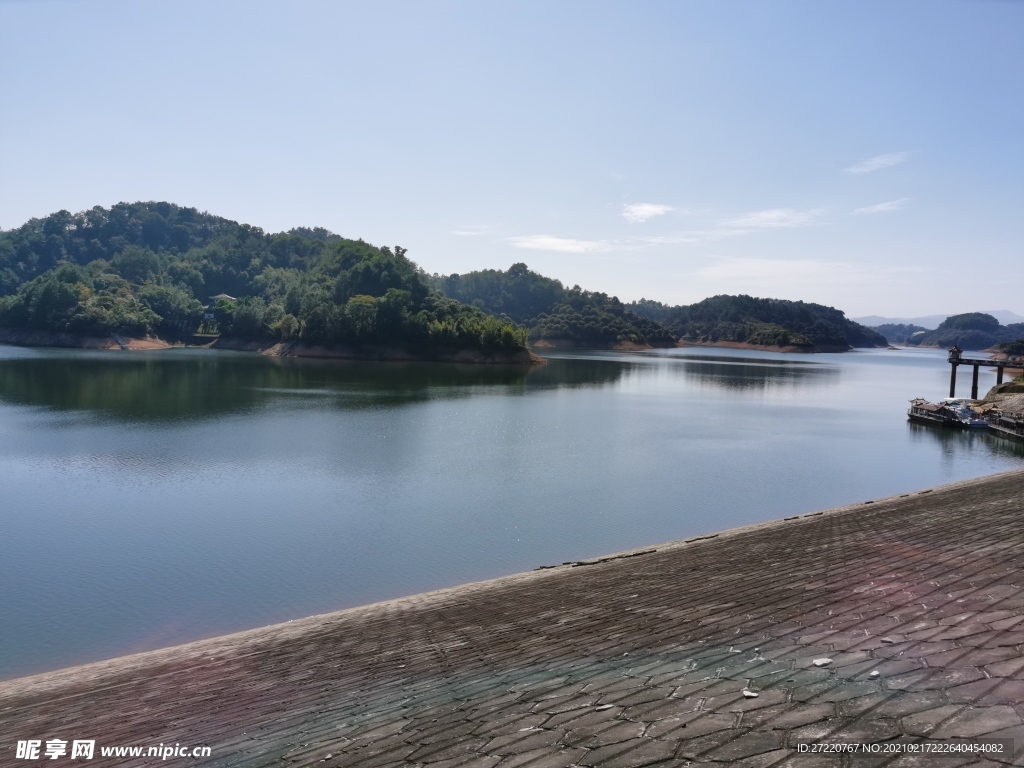 益塘水库湖景