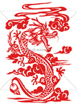 龙剪纸