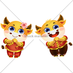 牛人吉祥物拜年