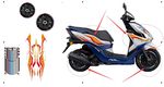 五羊本田NX125车身贴