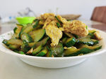 黄瓜炒鸡蛋