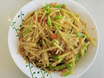 青椒炒土豆丝