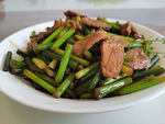蒜苔炒肉
